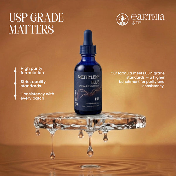 Earthia Methylene Blue Supplement – Clean Energy & Cognitive Support (60ML)
